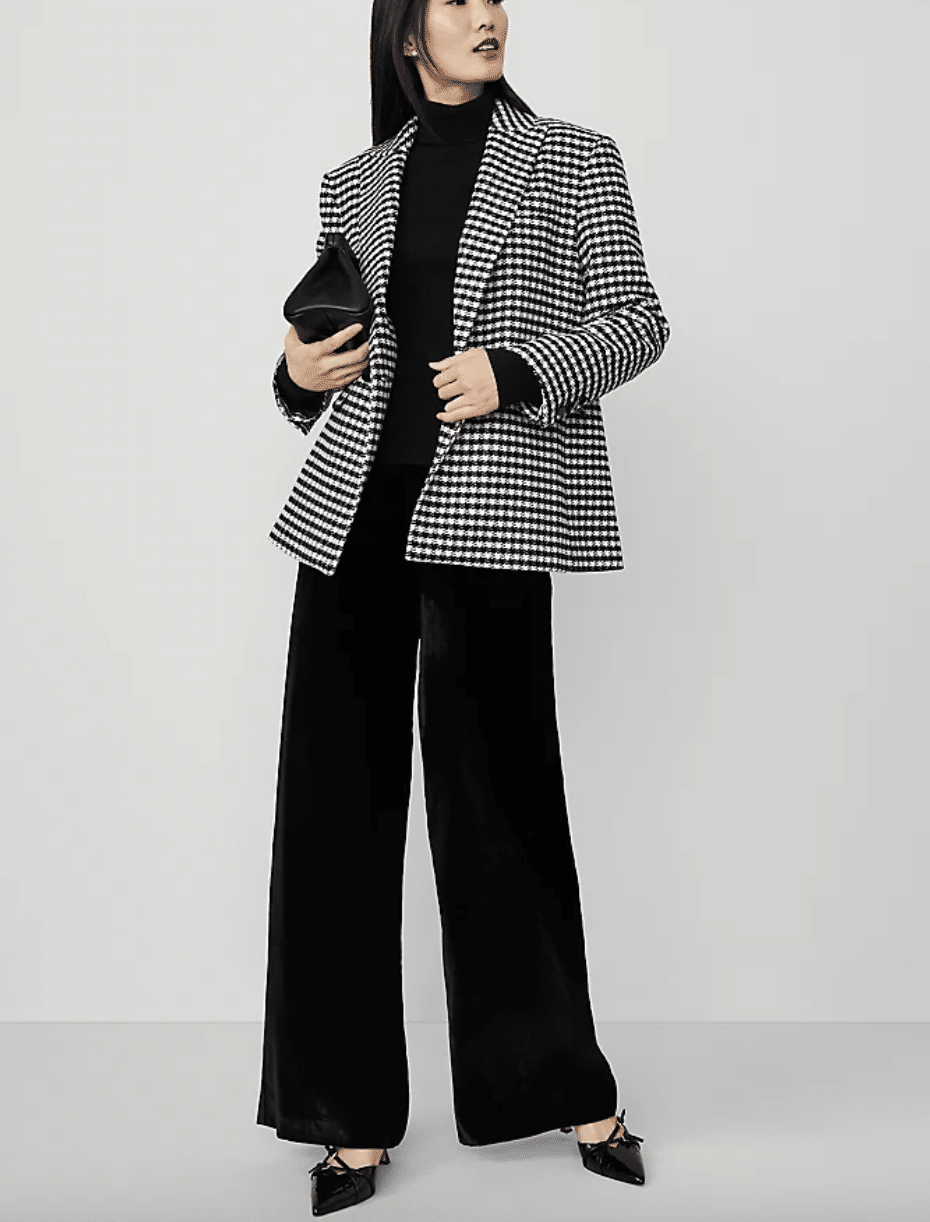 The Best Velvet Pants to Wear  Now50 is not old tania stephens fashion blogger  wide leg